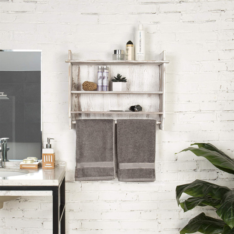 Farmhouse deals bathroom shelves